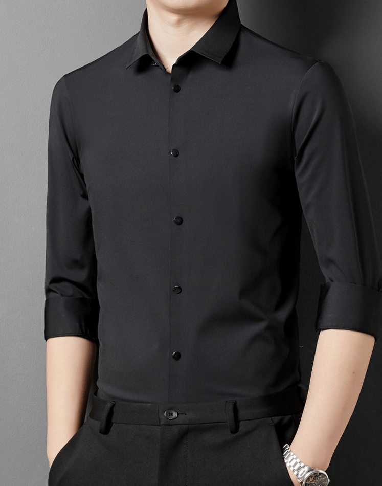 Alexander | Men's Wrinkle-Free Stretch Dress Shirt-Metro Lane Plaza