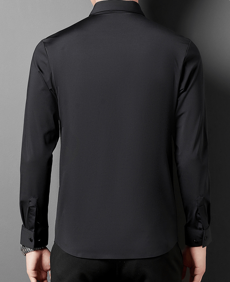 Alexander | Men's Wrinkle-Free Stretch Dress Shirt-Metro Lane Plaza
