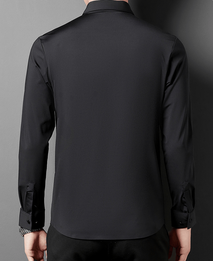 Alexander | Men's Wrinkle-Free Stretch Dress Shirt-Metro Lane Plaza