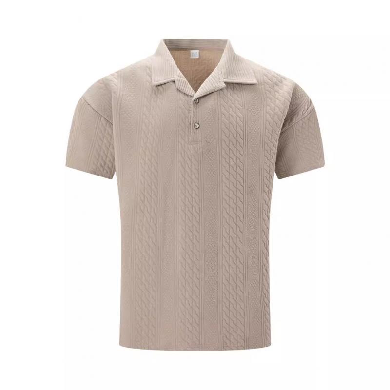 Andre | Men's Button Placket Polo Shirt-Metro Lane Plaza