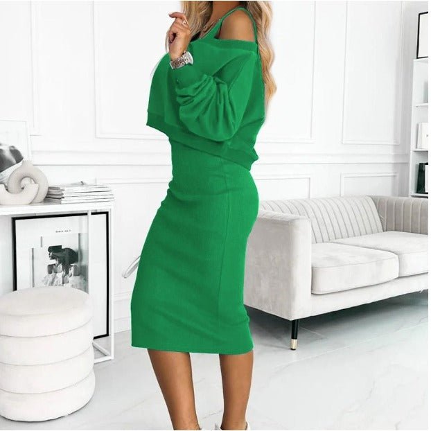 Jade | Women's Sweatshirt and Dress Set-Metro Lane Plaza