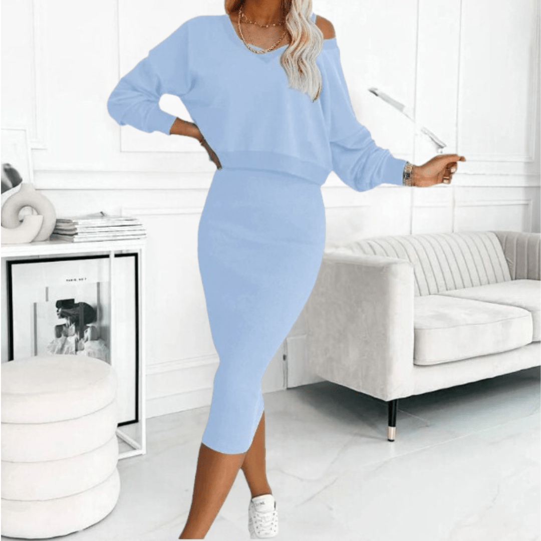 Jade | Women's Sweatshirt and Dress Set-Metro Lane Plaza