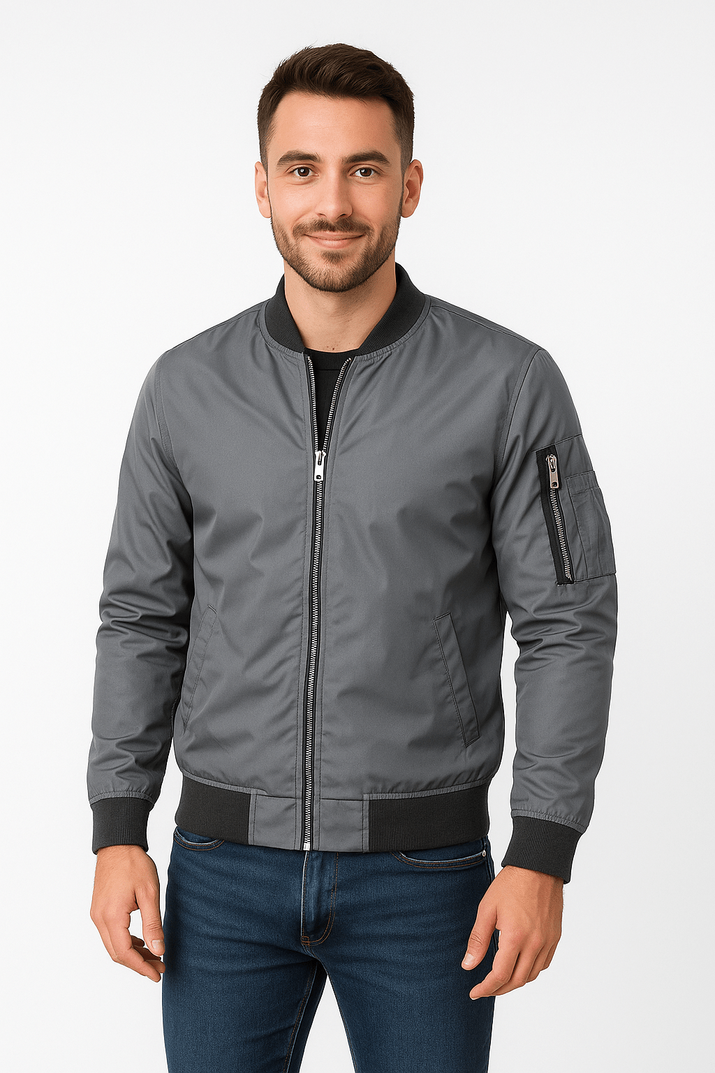 Leichte Herren-Bomberjacke
