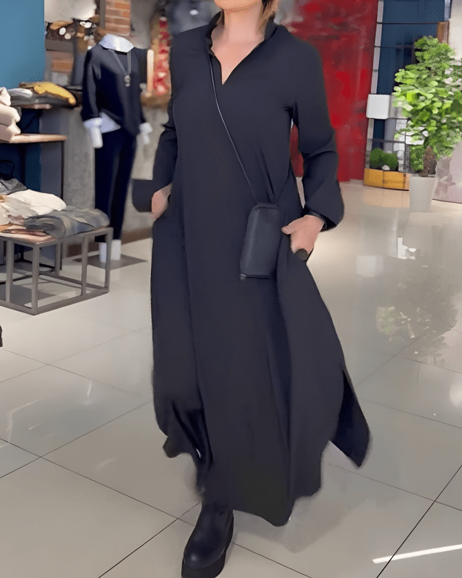 Emmi | Women's Loose Maxi Dress-Metro Lane Plaza