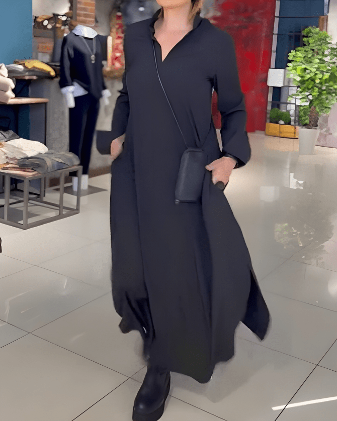 Emmi | Women's Loose Maxi Dress-Metro Lane Plaza