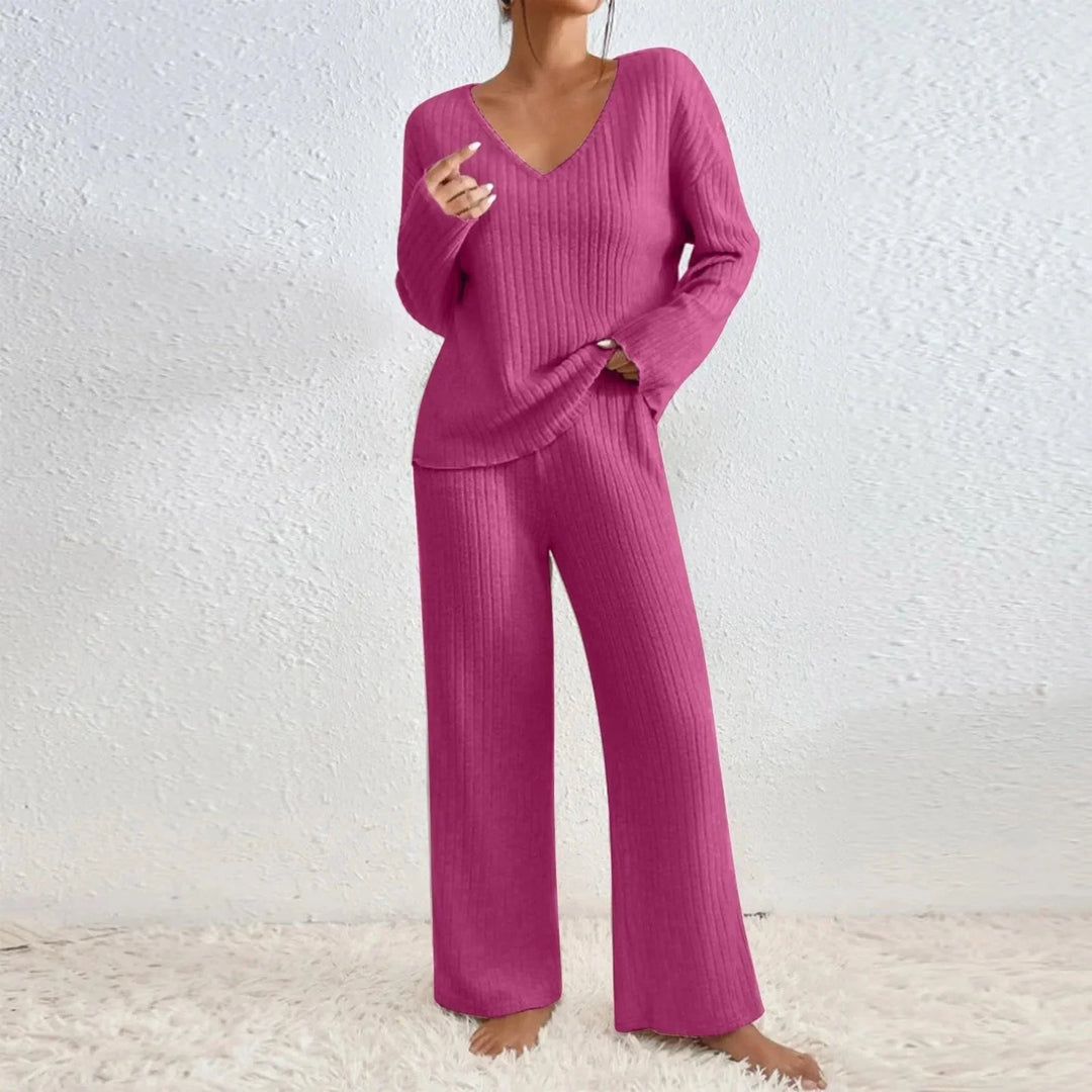 Harper | Women's Two-Piece Lounge Set-Metro Lane Plaza