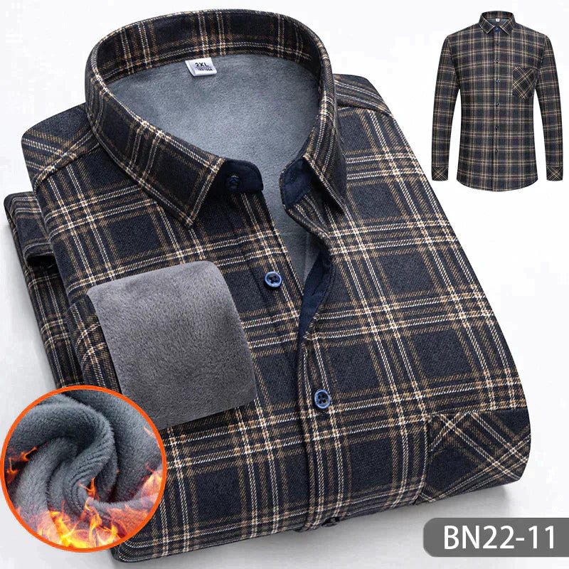 Flemming | Men's Insulated Flannel Shirt-Metro Lane Plaza