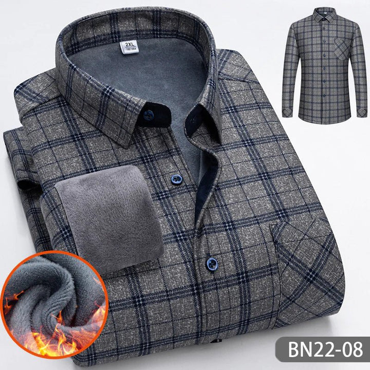 Flemming | Men's Insulated Flannel Shirt-Metro Lane Plaza