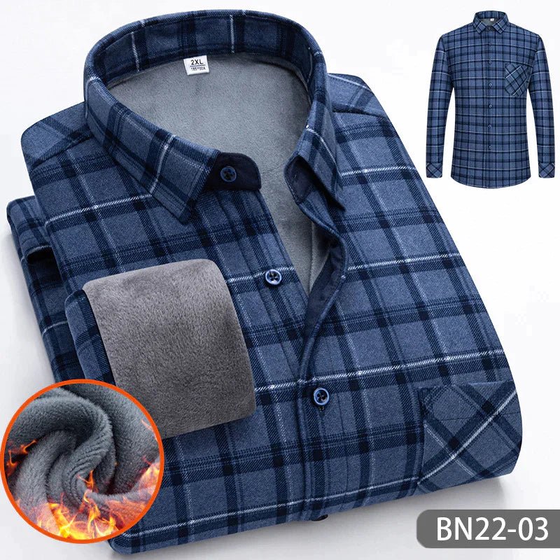 Flemming | Men's Insulated Flannel Shirt-Metro Lane Plaza