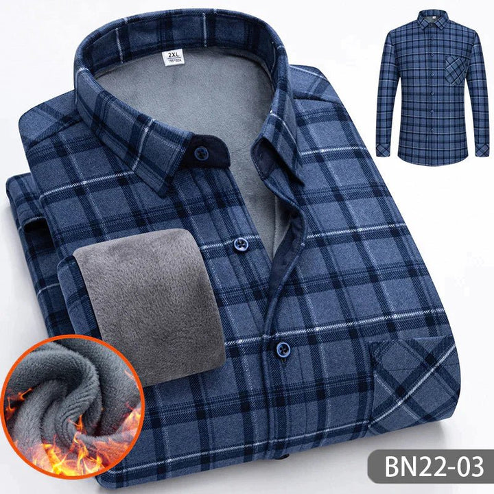 Flemming | Men's Insulated Flannel Shirt-Metro Lane Plaza