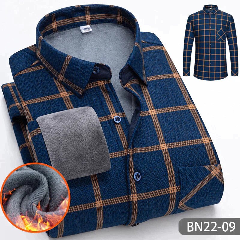 Flemming | Men's Insulated Flannel Shirt-Metro Lane Plaza