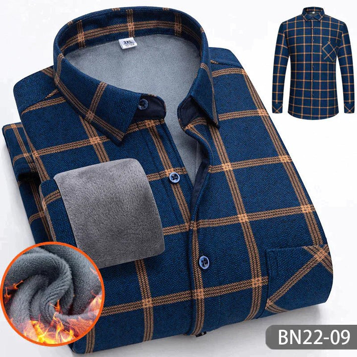 Flemming | Men's Insulated Flannel Shirt-Metro Lane Plaza