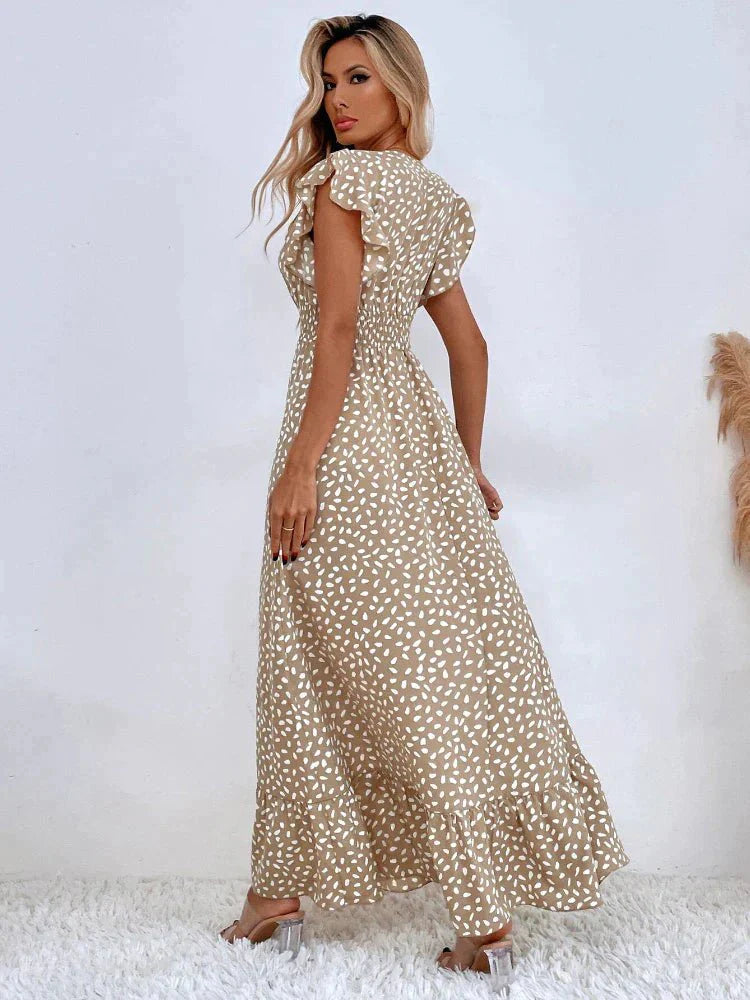 Isabella | Women's A-Line Maxi Dress for Elegant Style-Metro Lane Plaza