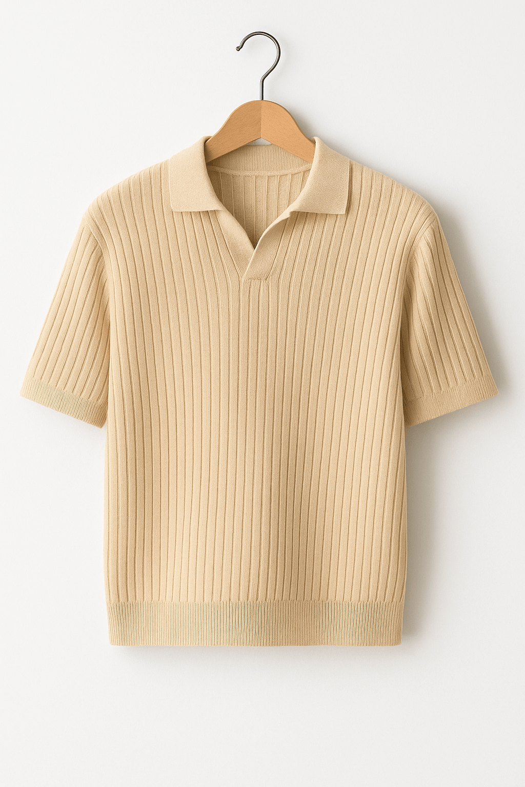 Jozef | Men's Short Sleeve Knitted Polo Shirt-Metro Lane Plaza