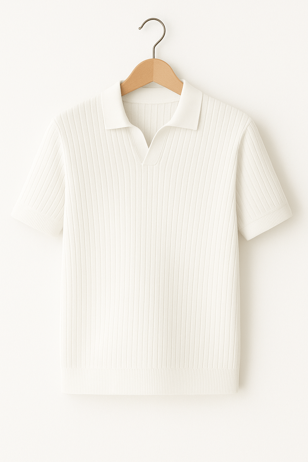 Jozef | Men's Short Sleeve Knitted Polo Shirt-Metro Lane Plaza