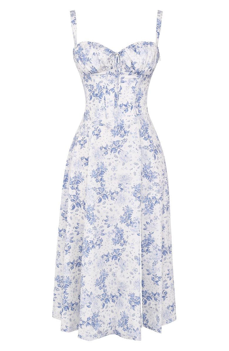 Kiana | Women's Corset Midi Dress-Metro Lane Plaza