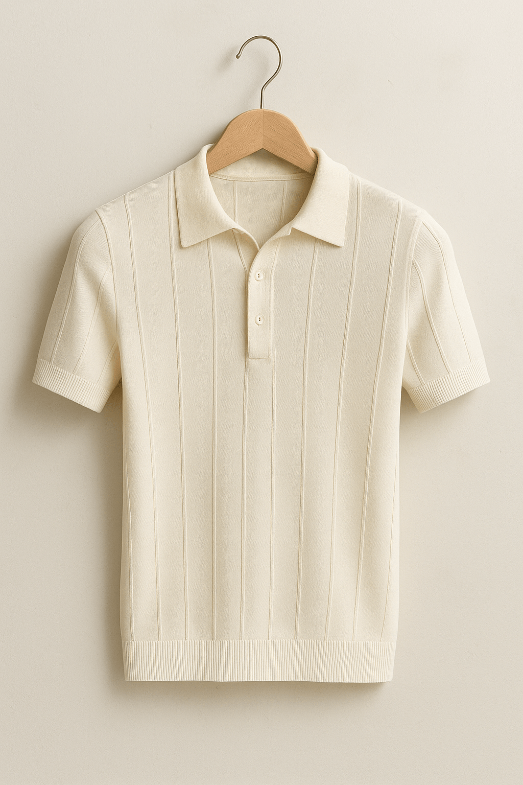 Liam | Men's Short Sleeve Knitted Polo Shirt-Metro Lane Plaza
