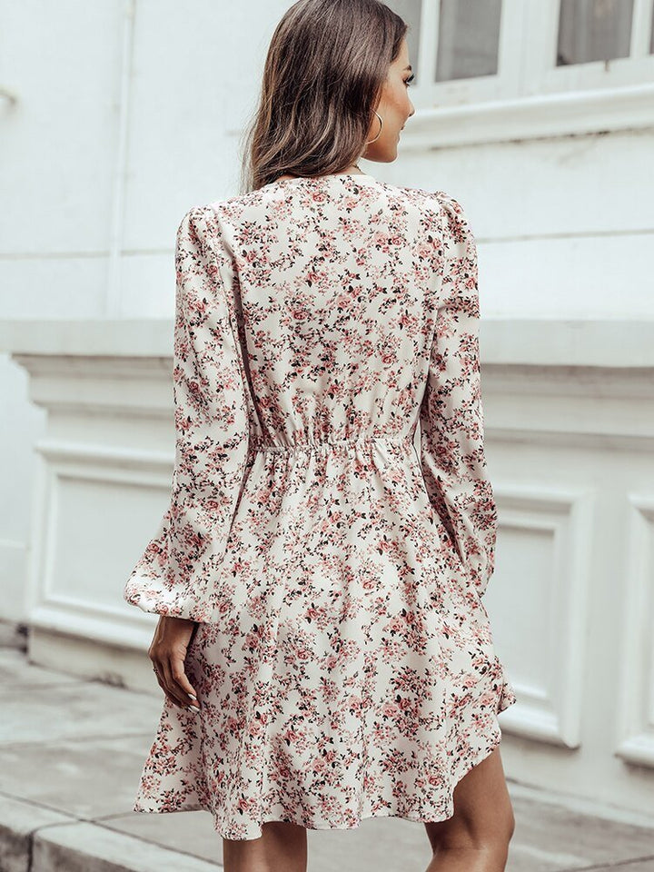 Lieselotte | Women's Floral Mini Dress-Metro Lane Plaza