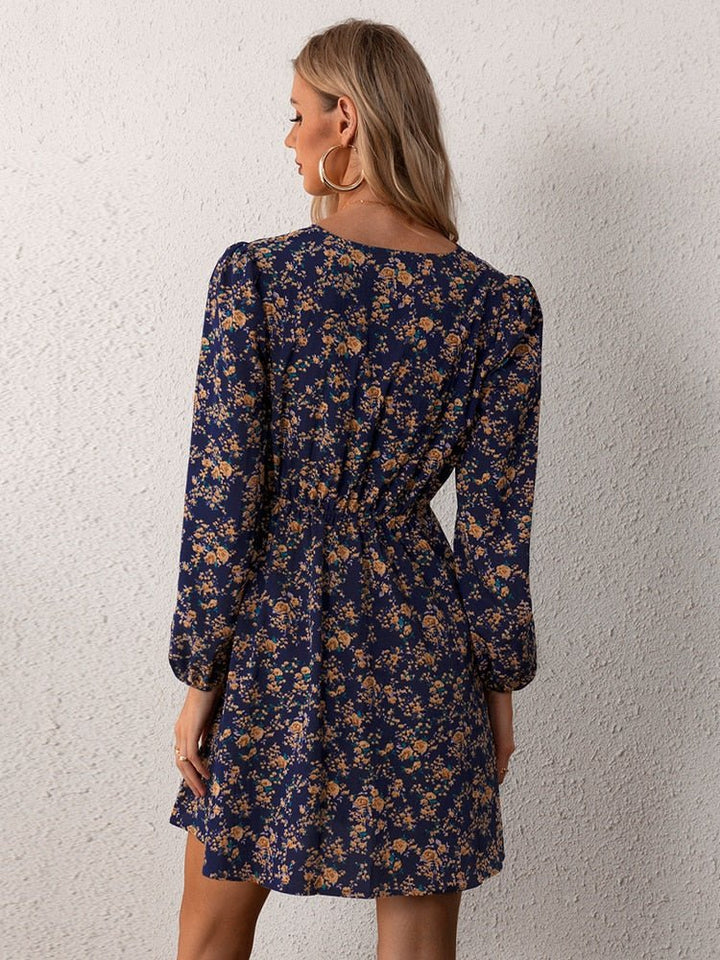 Lieselotte | Women's Floral Mini Dress-Metro Lane Plaza