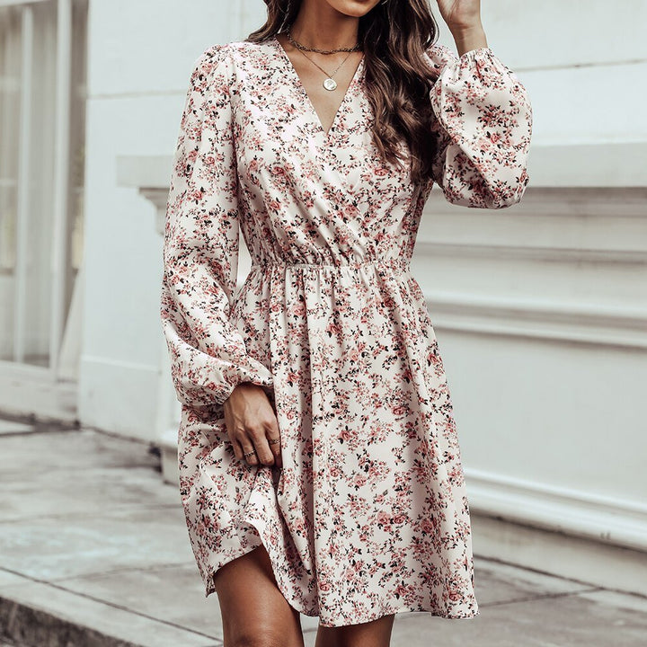 Lieselotte | Women's Floral Mini Dress-Metro Lane Plaza