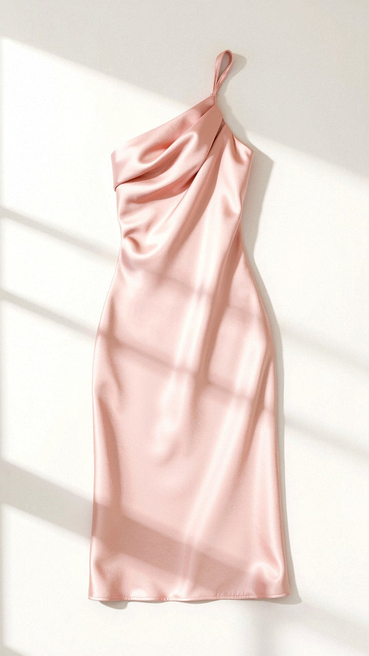 Louise | Women's One-Shoulder Midi Dress-Metro Lane Plaza