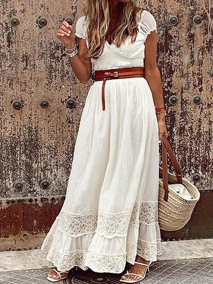 Luisa | Women's Flowing Maxi Dress-Metro Lane Plaza