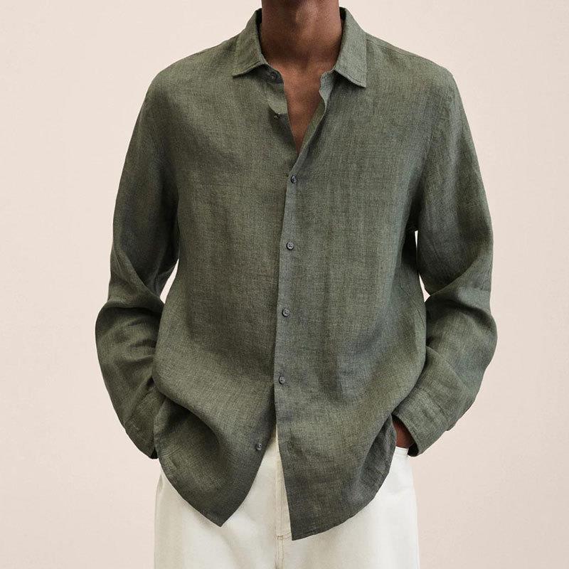 Matthias | Men's Lightweight Long Sleeve Shirt-Metro Lane Plaza