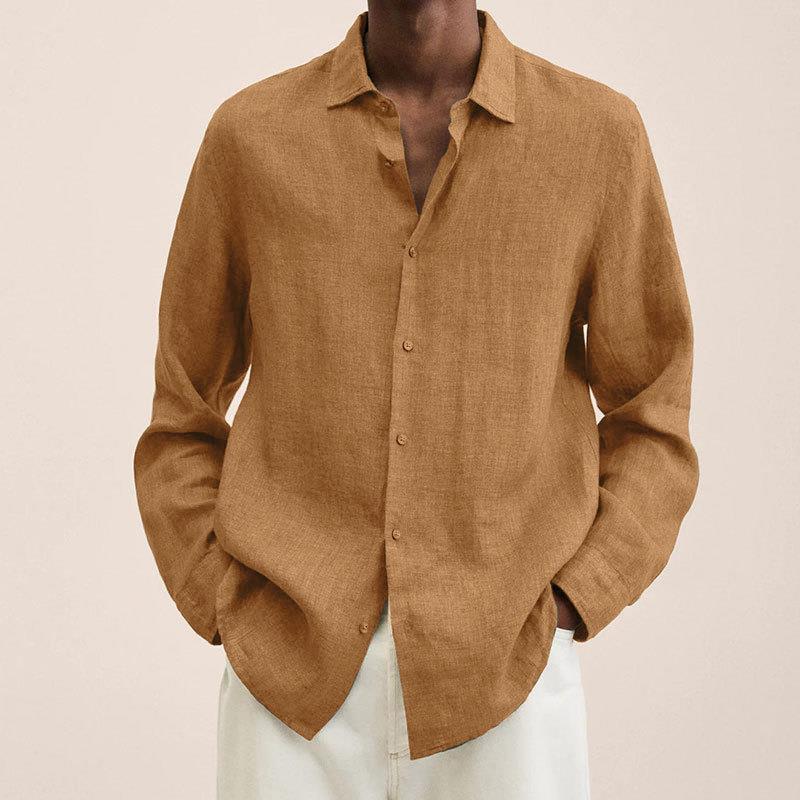 Matthias | Men's Lightweight Long Sleeve Shirt-Metro Lane Plaza