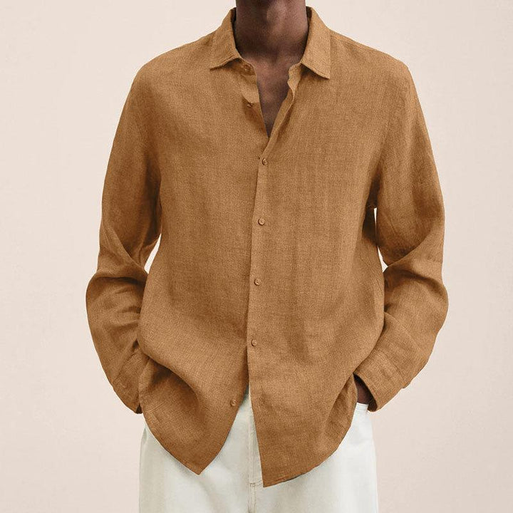 Matthias | Men's Lightweight Long Sleeve Shirt-Metro Lane Plaza