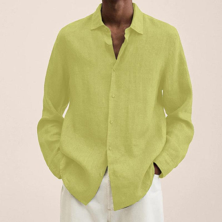 Matthias | Men's Lightweight Long Sleeve Shirt-Metro Lane Plaza
