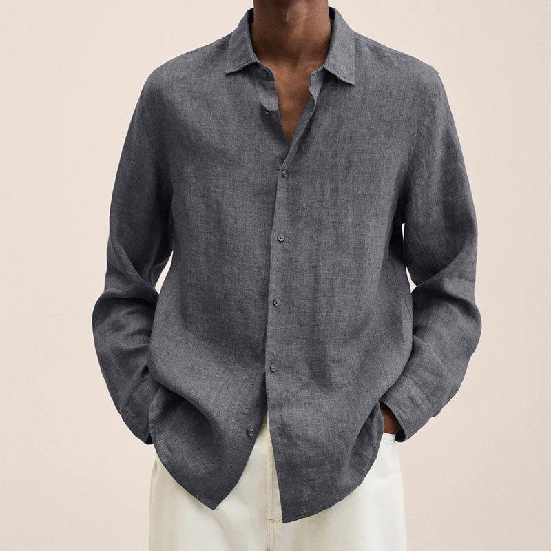 Matthias | Men's Lightweight Long Sleeve Shirt-Metro Lane Plaza