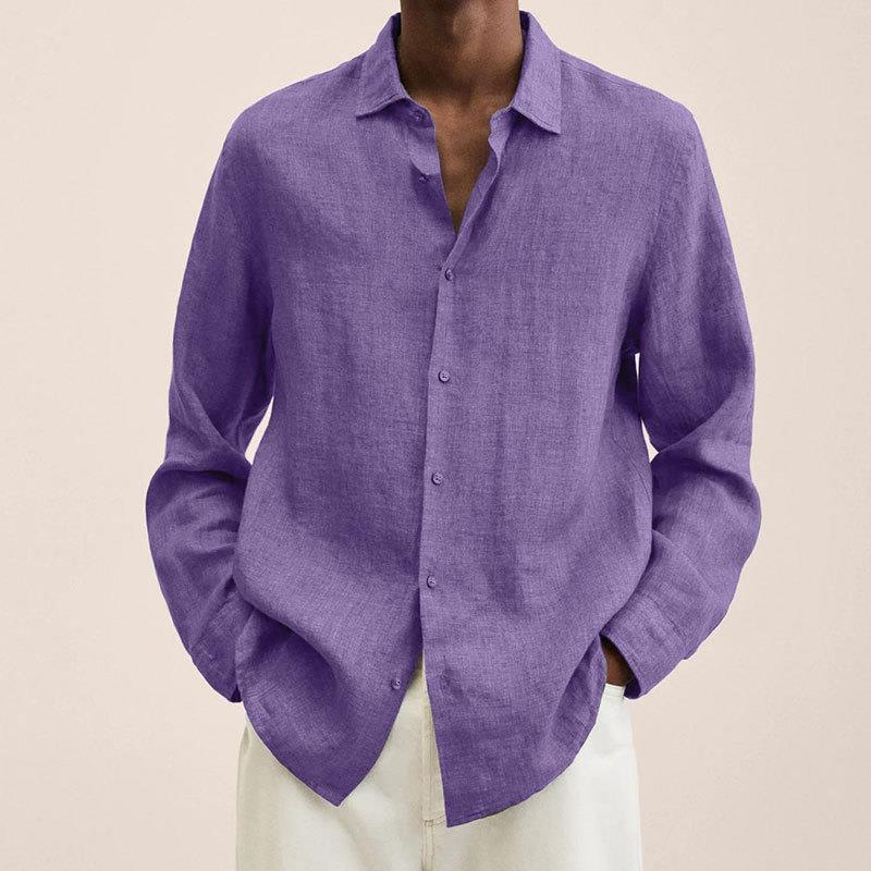 Matthias | Men's Lightweight Long Sleeve Shirt-Metro Lane Plaza