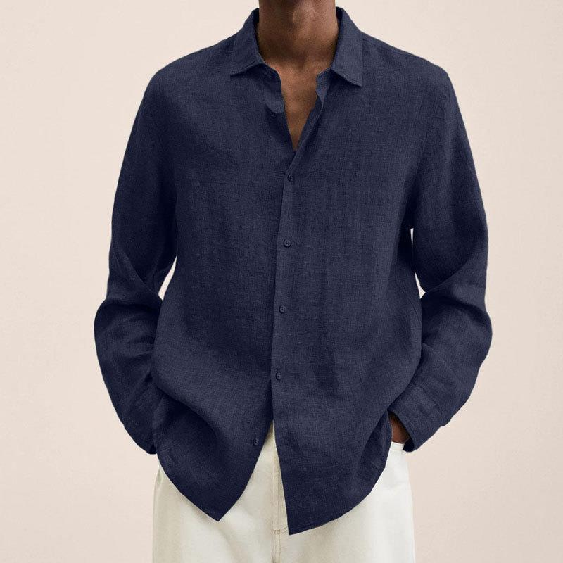 Matthias | Men's Lightweight Long Sleeve Shirt-Metro Lane Plaza