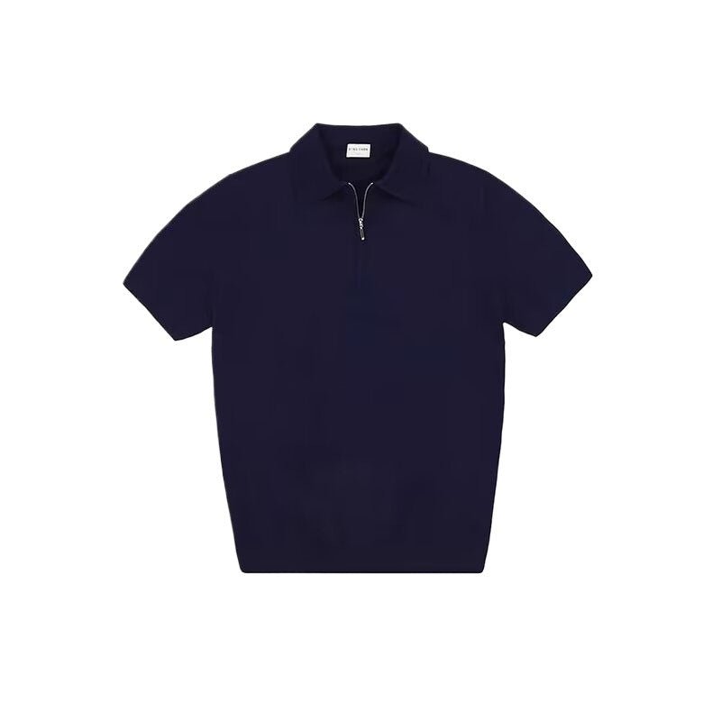 Michael | Men's Polo Shirt with Zipper-Metro Lane Plaza