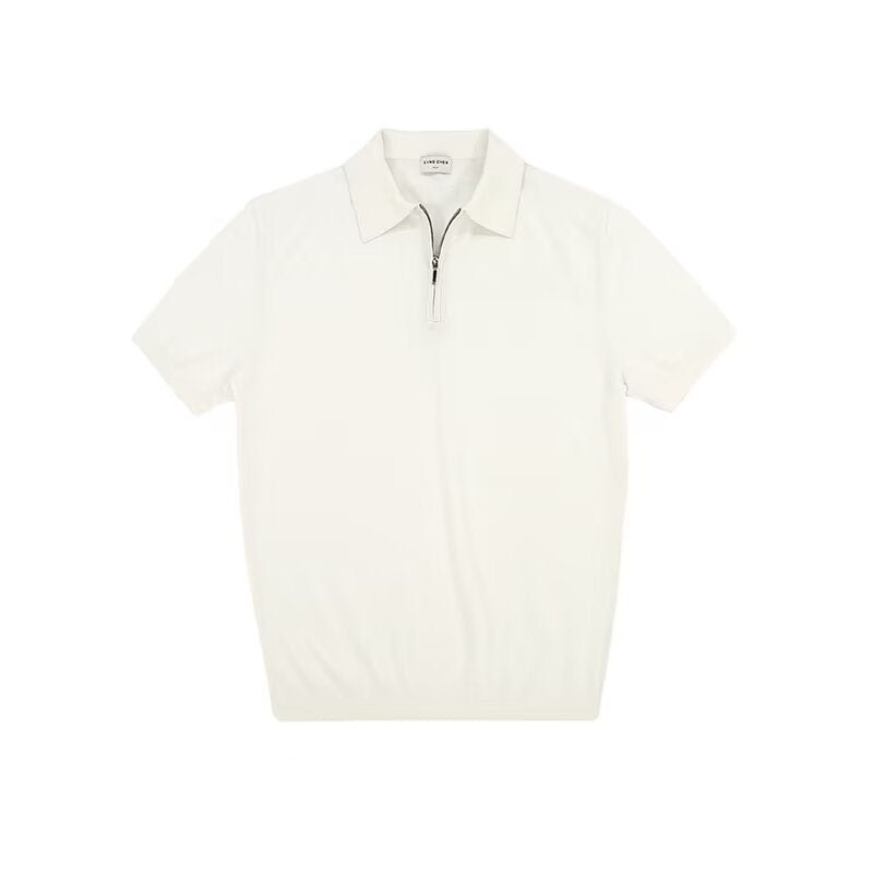 Michael | Men's Polo Shirt with Zipper-Metro Lane Plaza