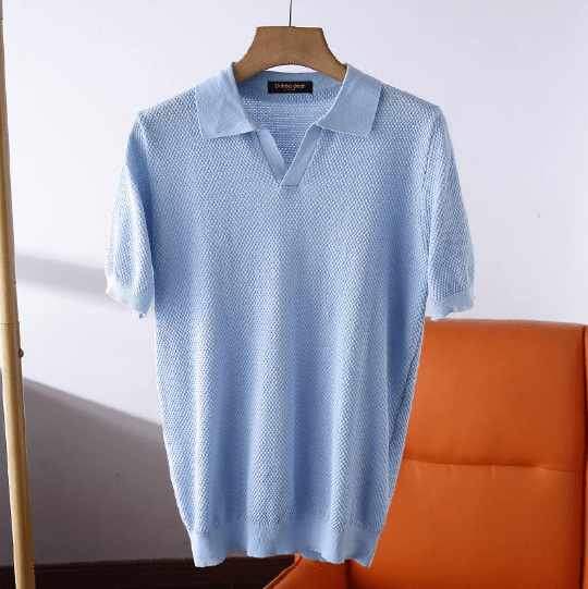 Moritz | Men's Breathable Polo Shirt for Comfort and Style-Metro Lane Plaza