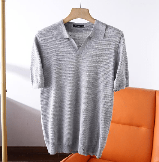 Moritz | Men's Breathable Polo Shirt for Comfort and Style-Metro Lane Plaza