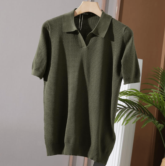Moritz | Men's Breathable Polo Shirt for Comfort and Style-Metro Lane Plaza