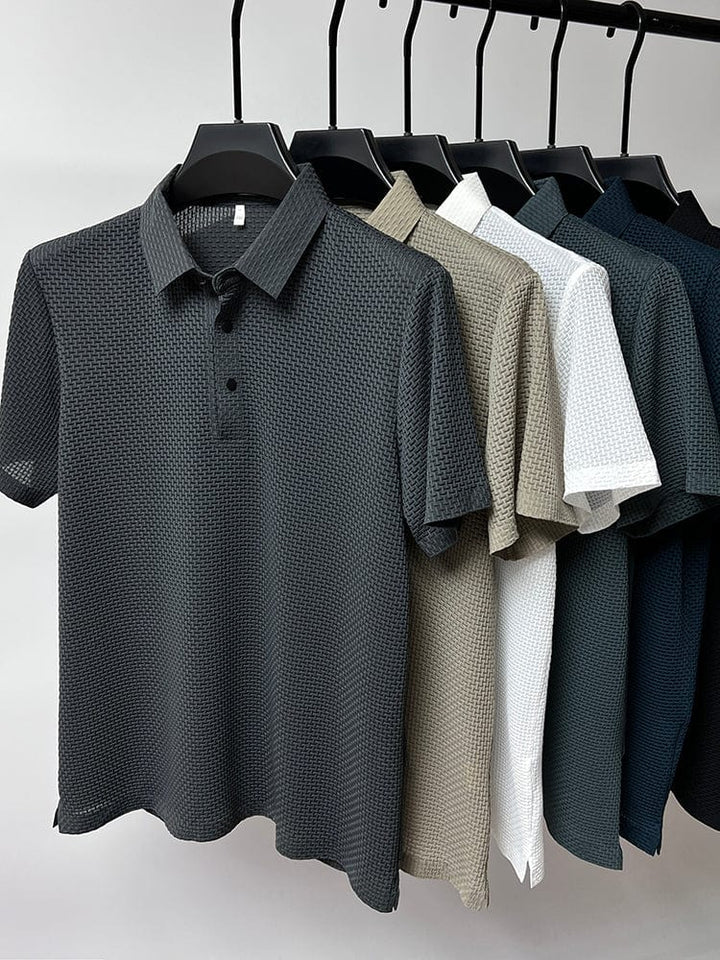 Morten | Men's Structured Polo Shirt-Metro Lane Plaza