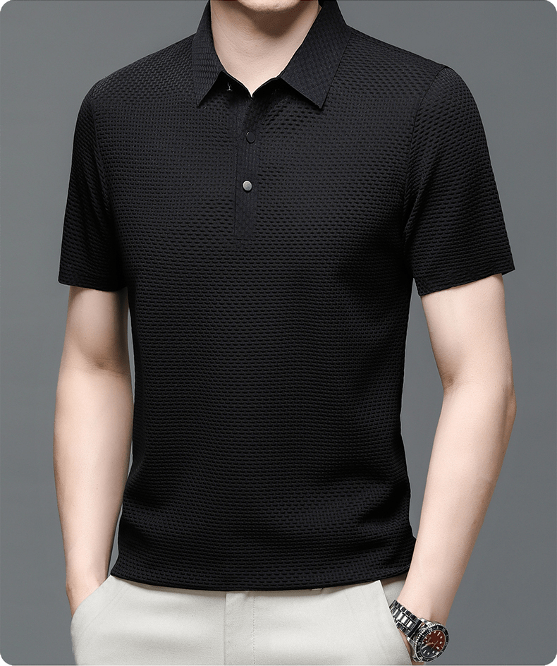 Morten | Men's Structured Polo Shirt-Metro Lane Plaza