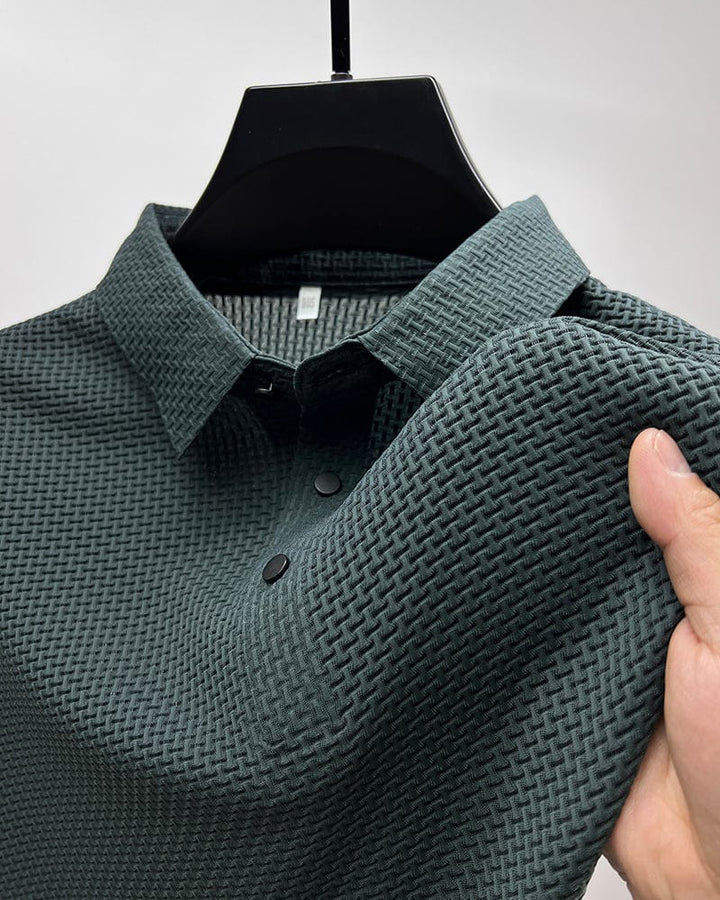 Morten | Men's Structured Polo Shirt-Metro Lane Plaza