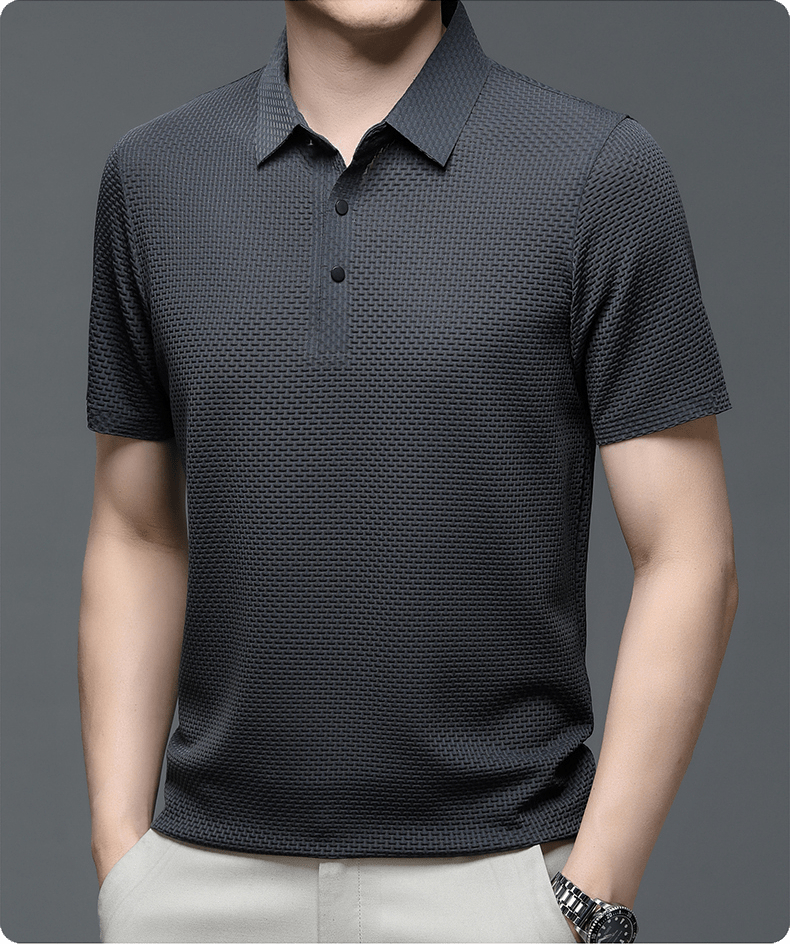 Morten | Men's Structured Polo Shirt-Metro Lane Plaza