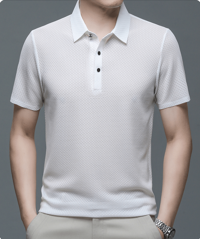 Morten | Men's Structured Polo Shirt-Metro Lane Plaza