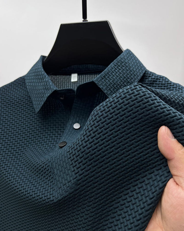 Morten | Men's Structured Polo Shirt-Metro Lane Plaza