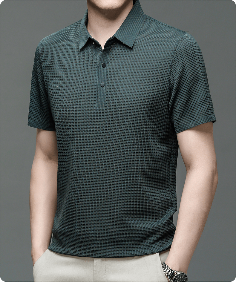 Morten | Men's Structured Polo Shirt-Metro Lane Plaza