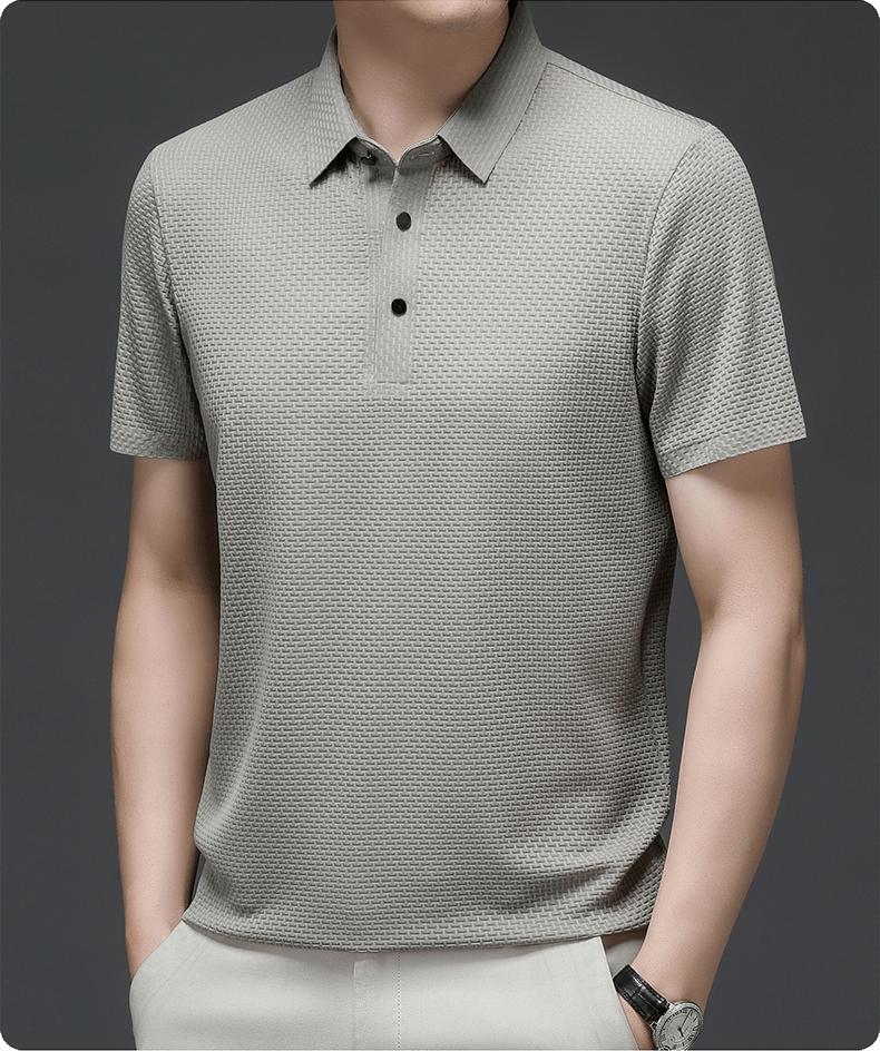 Morten | Men's Structured Polo Shirt-Metro Lane Plaza