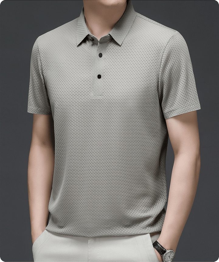 Morten | Men's Structured Polo Shirt-Metro Lane Plaza