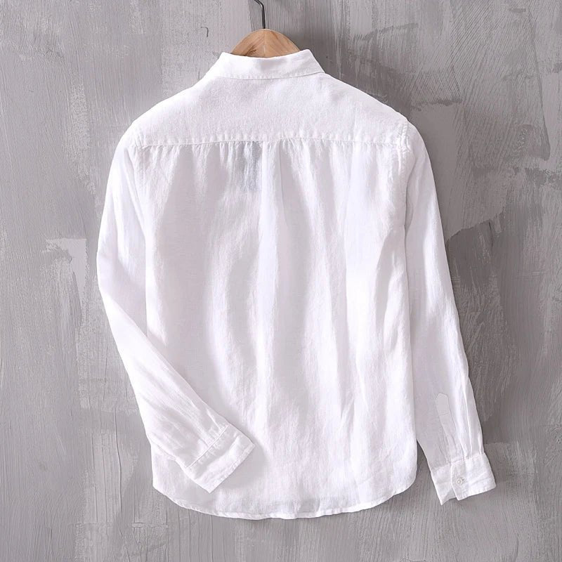 Ralf | Men's Long Sleeve Button-Down Collar Shirt-Metro Lane Plaza
