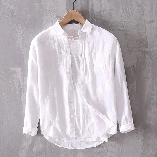 Ralf | Men's Long Sleeve Button-Down Collar Shirt-Metro Lane Plaza