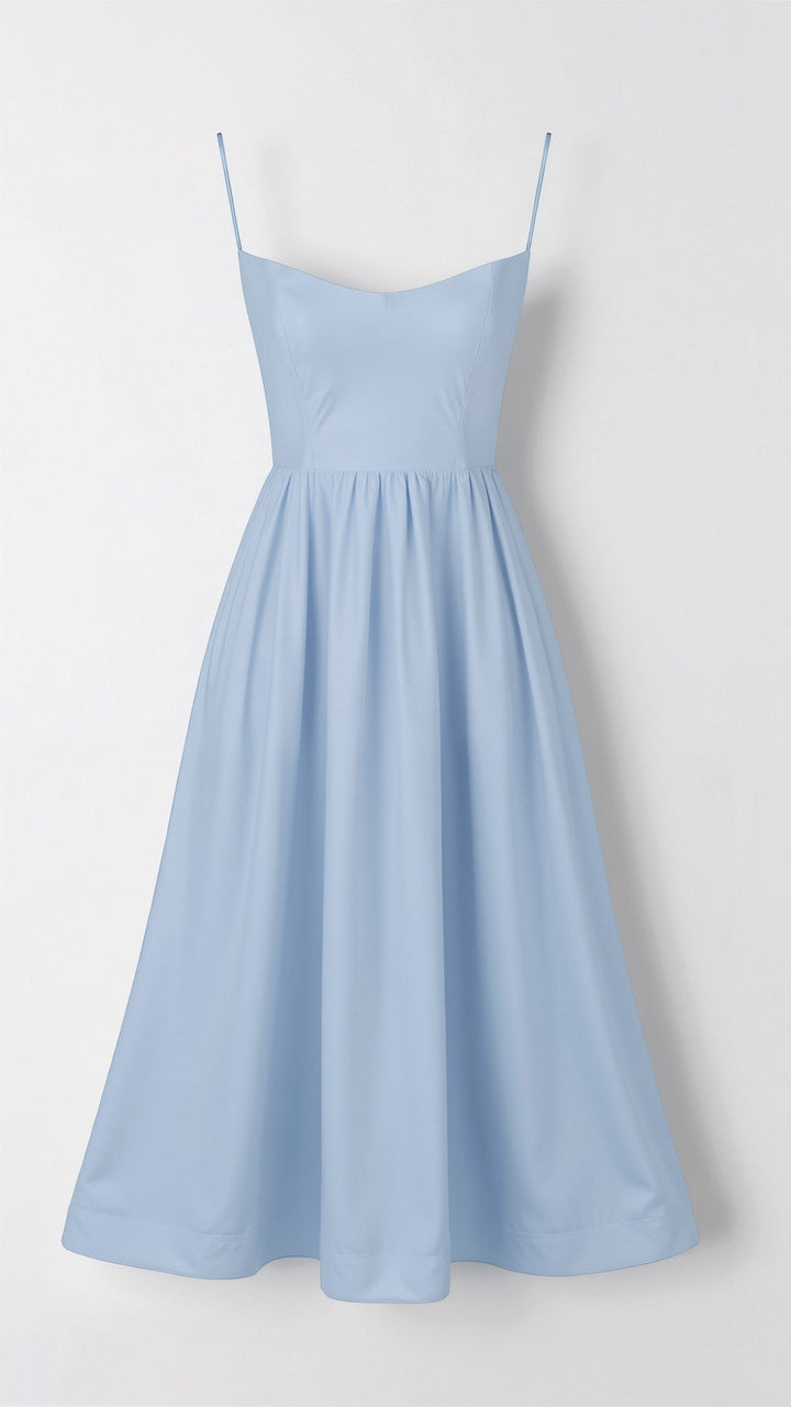 Tamara | Women's Flowing Midi Dress-Metro Lane Plaza